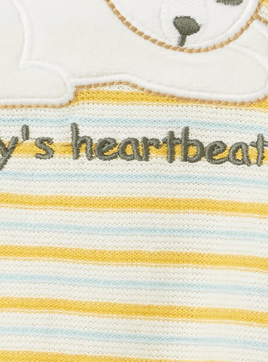 JUNIOR BABY Boys Appliqued Sweater with Joggers