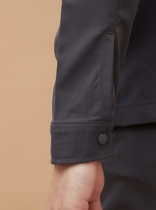 CODE Solid Regular Fit Shacket