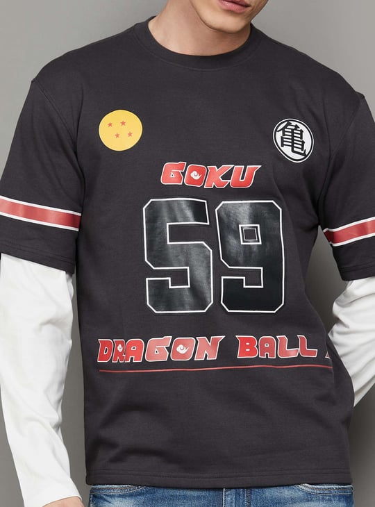 FREE AUTHORITY Dragon Ball Z Doctor Sleeve T-shirt