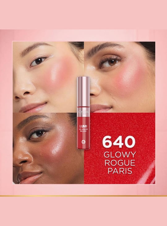 L'OREAL PARIS Lumi Le Liquid Blush - Glowy Rouge Paris 640 - 10ml