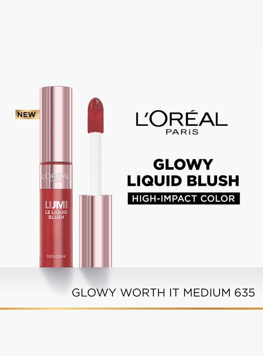 L'OREAL PARIS Lumi Le Liquid Blush - Glowy Worth It Medium 635 - 10ml