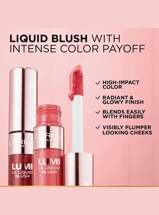L'OREAL PARIS Lumi Le Liquid Blush - Glowy Worth It Medium 635 - 10ml