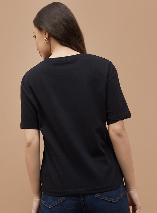 FAME FOREVER Solid T-shirt