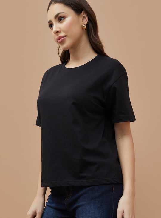 FAME FOREVER Solid T-shirt