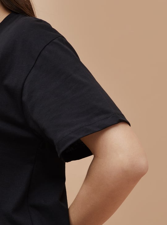 FAME FOREVER Solid T-shirt