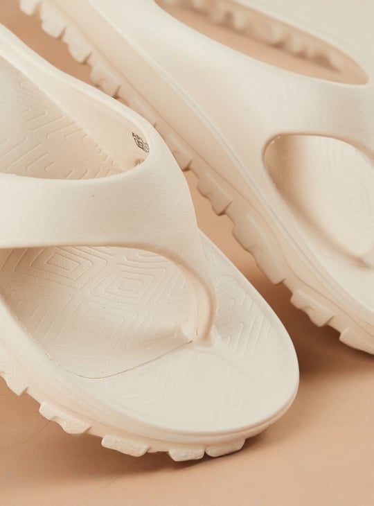 GINGER Solid Flatform Slippers