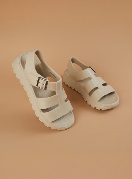 GINGER Solid Platform Sandals