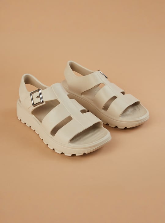 GINGER Solid Platform Sandals