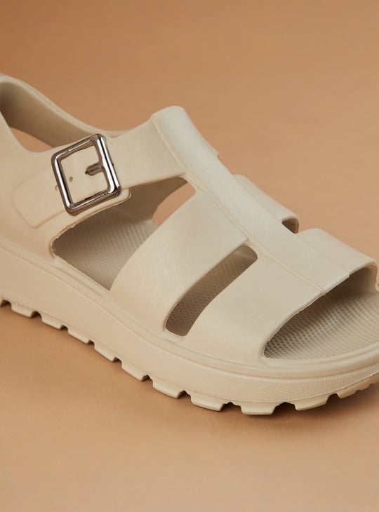 GINGER Solid Platform Sandals