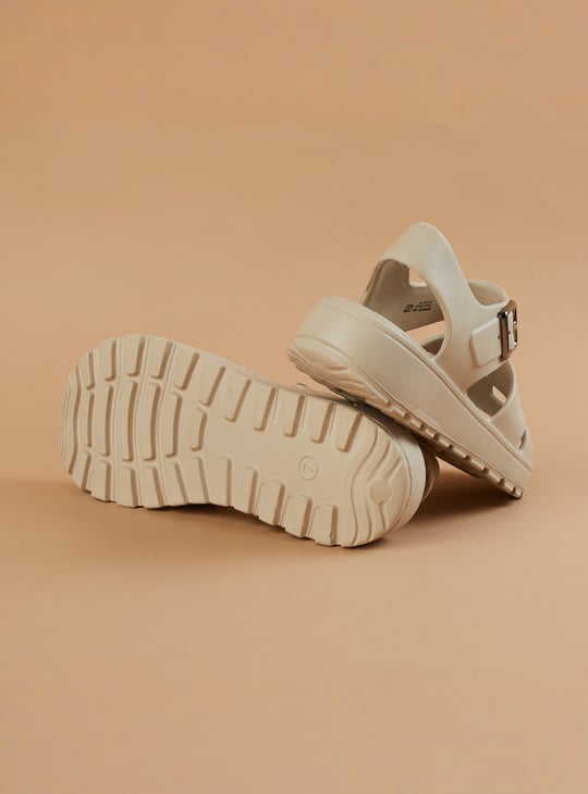 GINGER Solid Platform Sandals