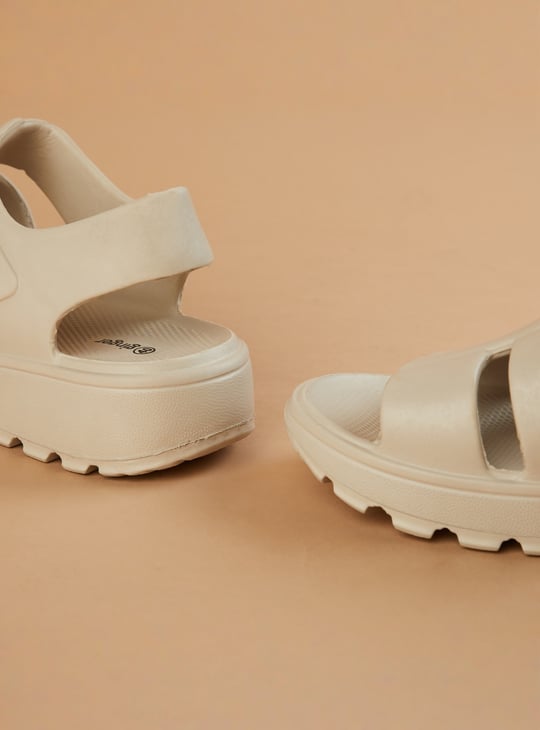 GINGER Solid Platform Sandals