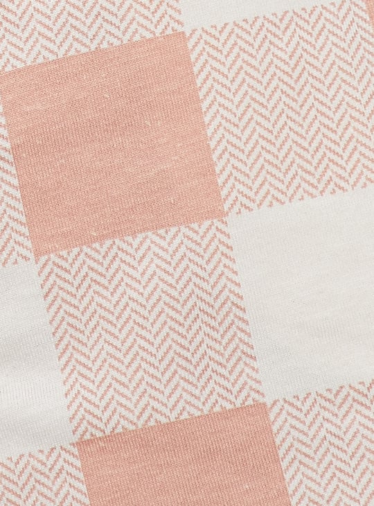 GINGER Checked Elasticated Shorts