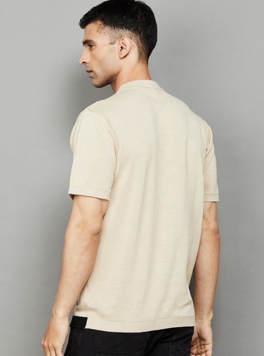 CELIO Colourblock Knitted Shirt