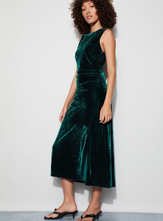 CODE Velvet Midi Dress