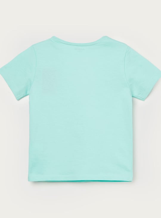 JUNIORS Girls Unicorn Print T-shirt