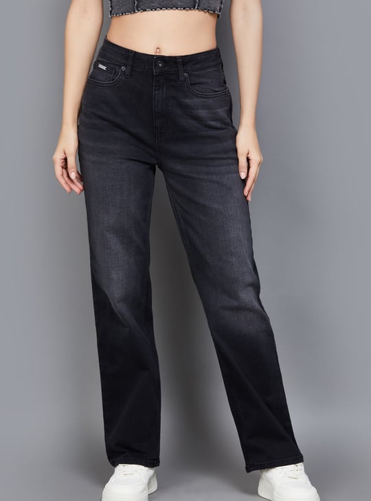 ONLY Light Wash Straight Fit Jeans