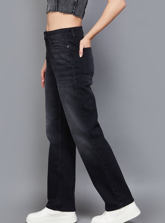 ONLY Light Wash Straight Fit Jeans