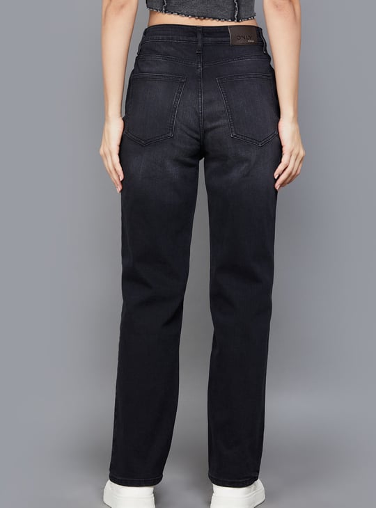 ONLY Light Wash Straight Fit Jeans