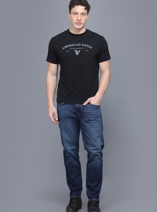 AMERICAN EAGLE Darkwashed AirFlex+ Jeans (Straight)