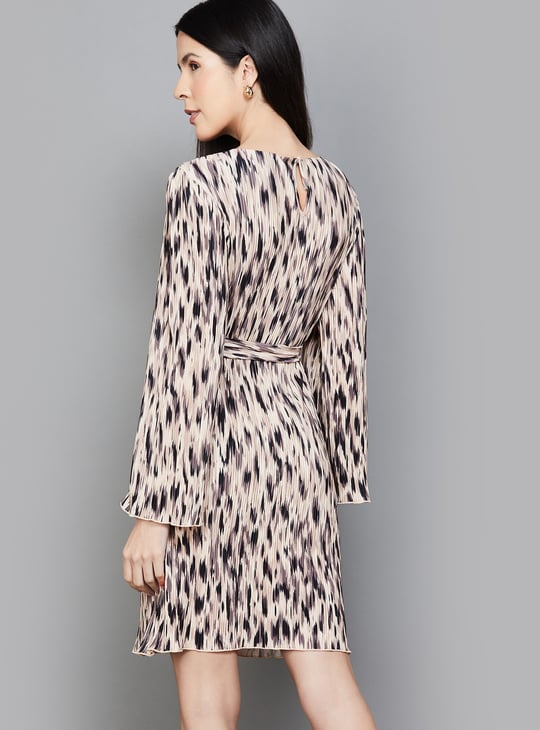 VERO MODA Printed A-line Dress