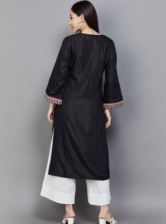 JUNIPER Embroidered Straight Kurta
