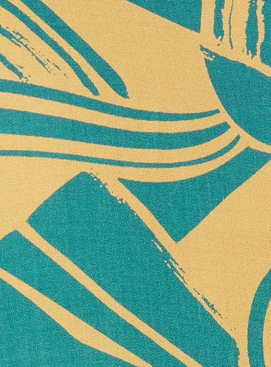 AND Printed Blouson Top