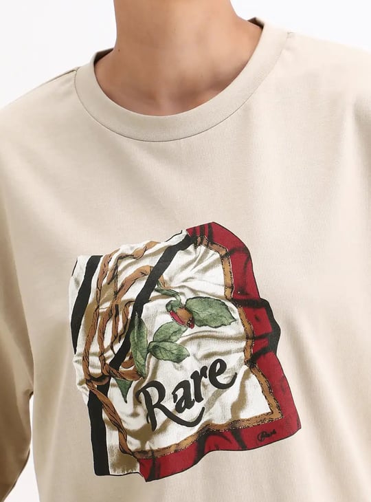 RAREISM Graphic Print Oversized T-shirt