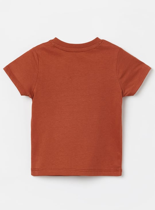 JUNIORS Boys Metallic Print T-shirt