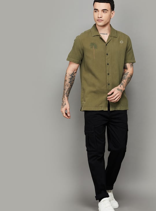 LP JEANS Textured Slim Fit Shirt