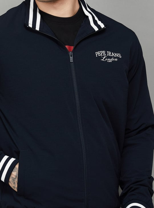 PEPE JEANS Brand Logo Varsity Jacket