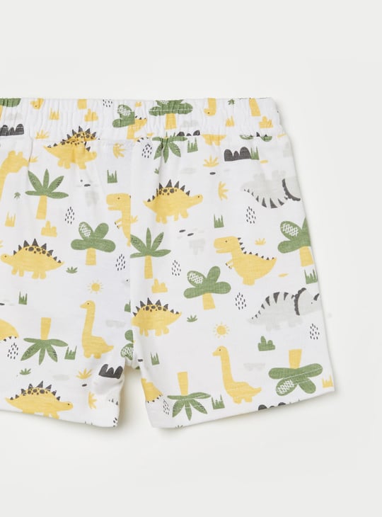 JUNIOR BABY Boys Assorted Shorts - Pack of 2