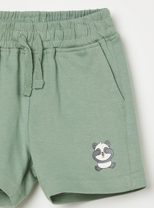 JUNIOR BABY Boys Assorted Shorts - Pack of 2