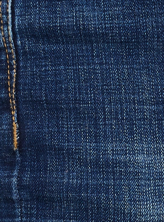 CELIO Whiskered Slim Tapered Jeans