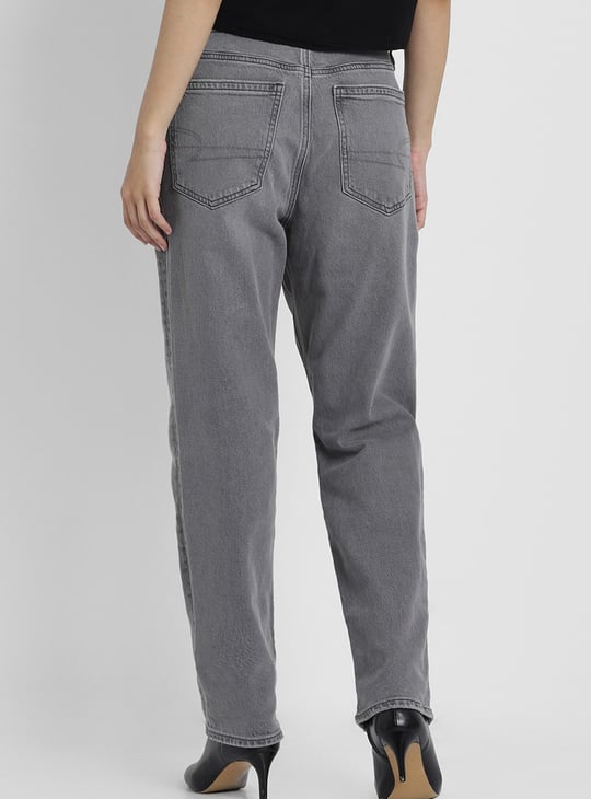 AMERICAN EAGLE Washed Straight Fit Jeans