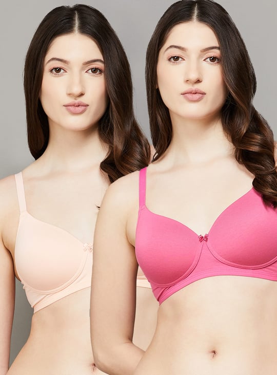 ENAMOR Padded Non Wired Bra - Pack of 2