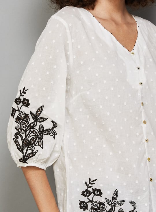 W Embroidered Tunic