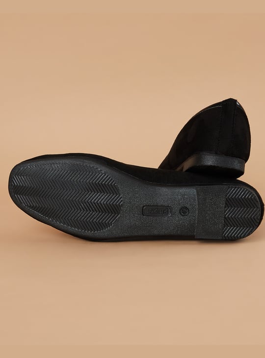 GINGER Bow-Detailed Ballerinas