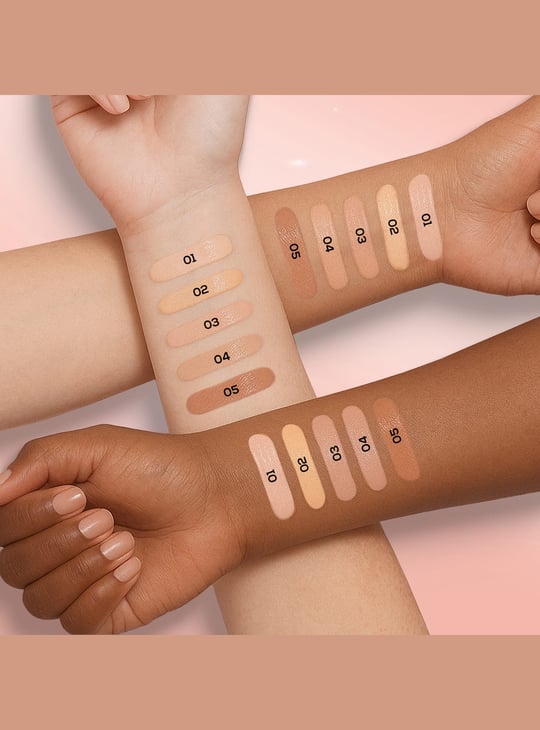 RENEE Lumi Glow Highlighting Liquid Foundation - 01 Satin Ivory - 30ml