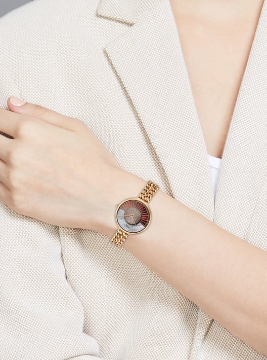 TITAN Raga Glimmers Embellished Analog Watch with Bracelet - 95342WM01F