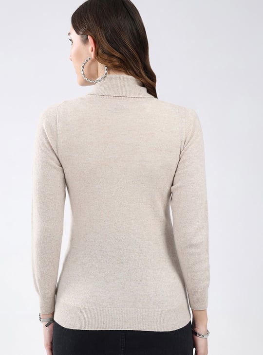 MONTE CARLO Solid Turtle Neck Sweater