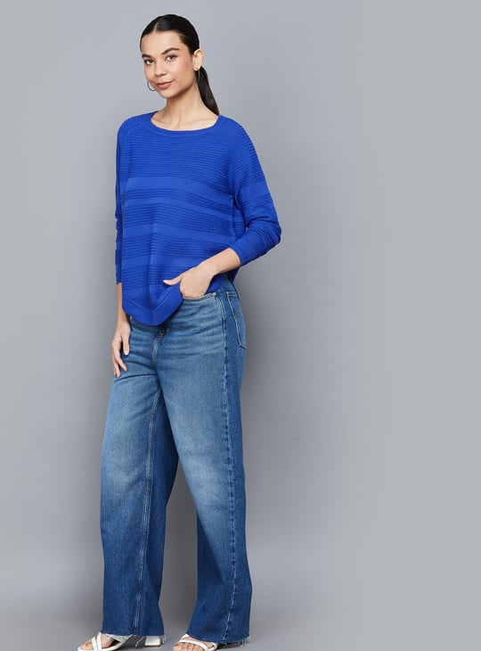 LEVI'S Washed Loose Fit High Waist Jeans