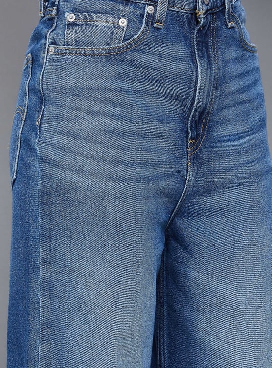 LEVI'S Washed Loose Fit High Waist Jeans