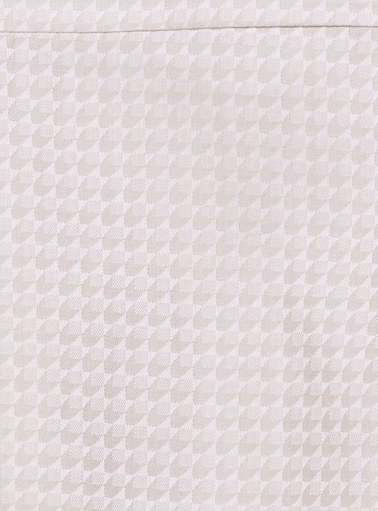 V DOT Patterned Slim Fit Shirt
