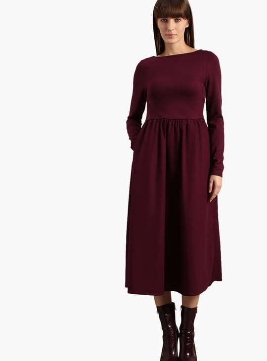 VERO MODA Solid A-line Dress