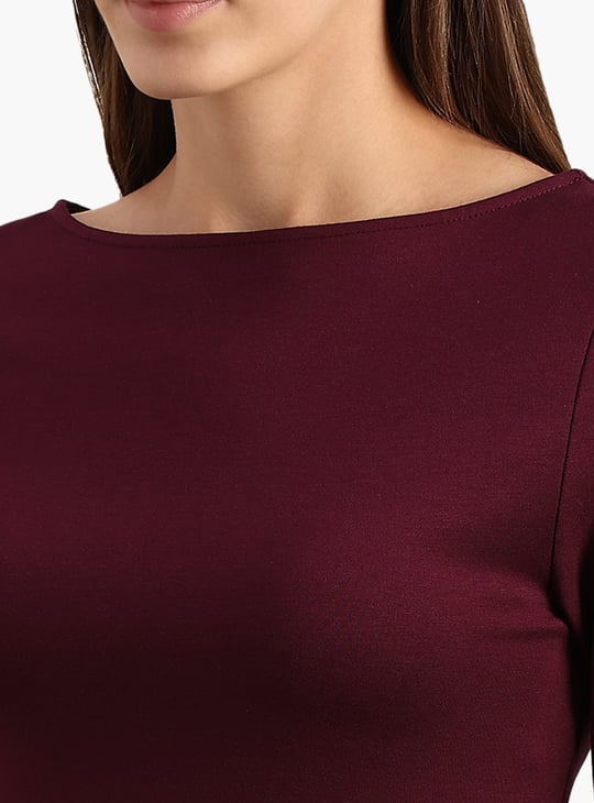 VERO MODA Solid A-line Dress