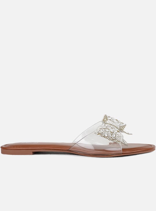INC.5 Embellished Bow Flats