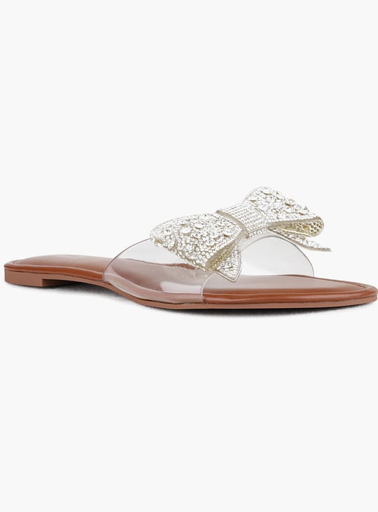 INC.5 Embellished Bow Flats