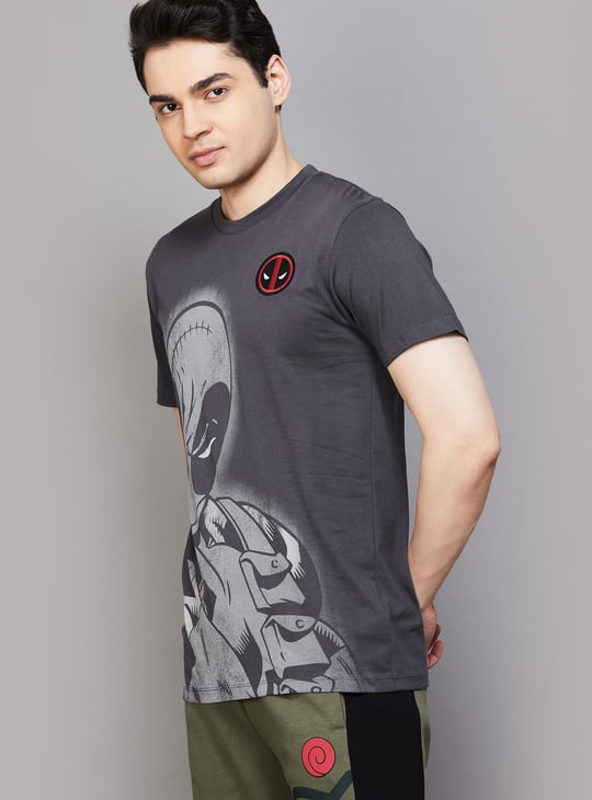 FREE AUTHORITY Deadpool Print T-shirt