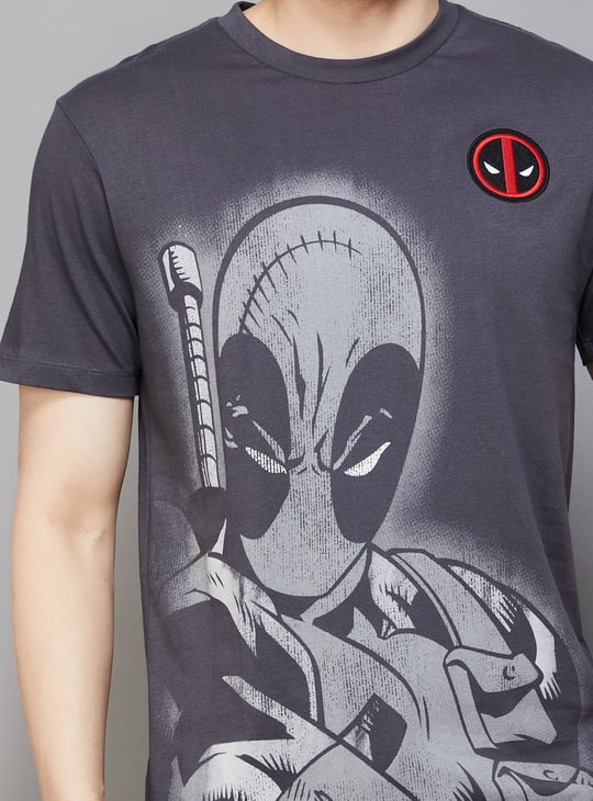 FREE AUTHORITY Deadpool Print T-shirt