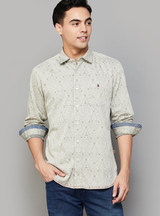LP JEANS Printed Slim Fit Shirt